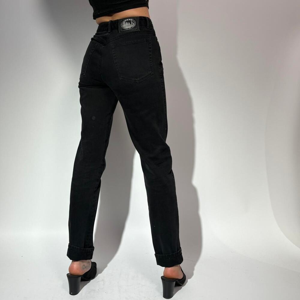 Vintage Black DKNY "In Women We Trust" Jeans - 2